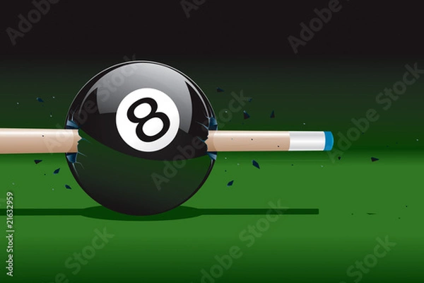 Obraz 8 Ball Broken