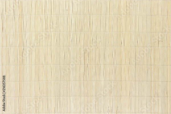 Fototapeta bamboo sushi mat texture japanese an chinese life style tradition