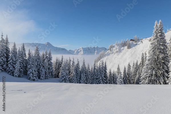 Obraz Brunnenkopf-Hütte