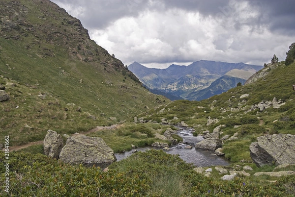 Obraz Valle pirenaico