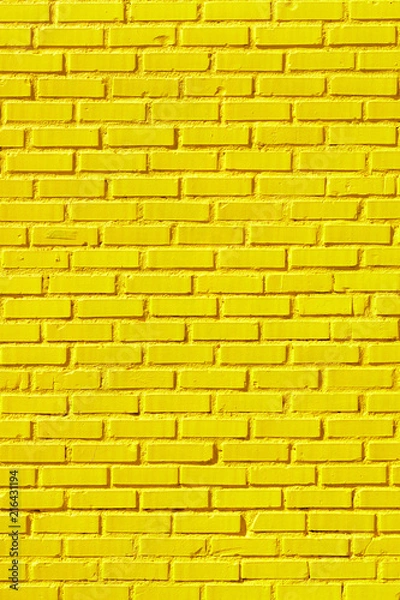 Obraz Yellow Brick Wall