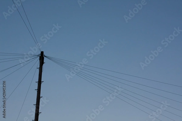 Fototapeta power pole