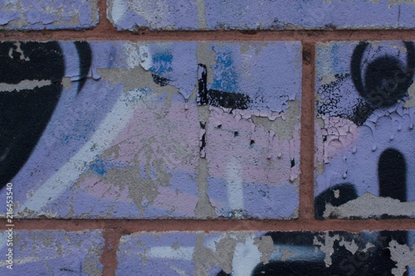 Fototapeta coloured brick