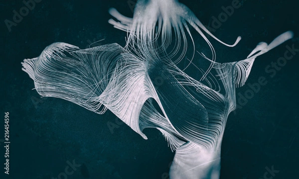 Obraz 3d wires concept artwork