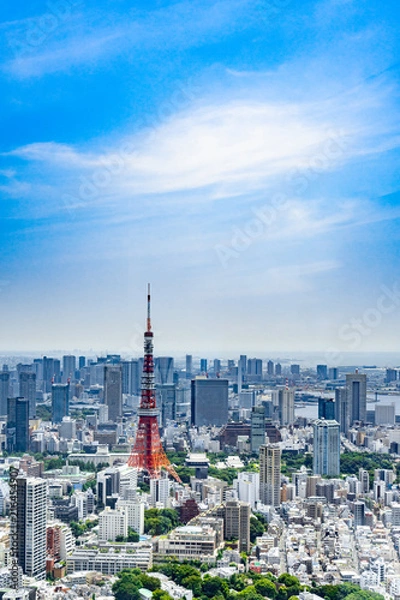 Obraz 都市風景　東京　東京タワー