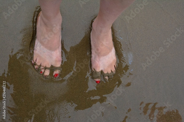 Obraz Toes in the Sand