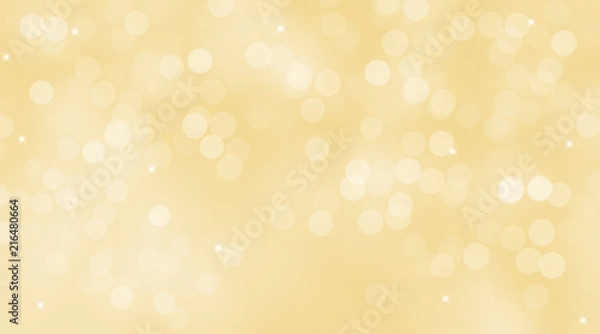 Obraz yellow bokeh background