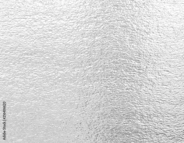 Obraz Shiny leaf silver foil pape