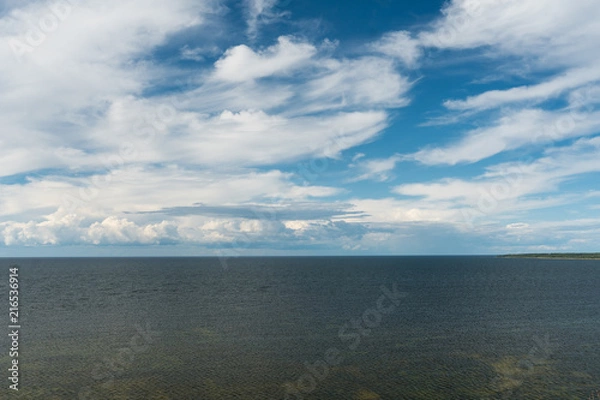 Obraz Beautiful clouds over the Baltic Sea