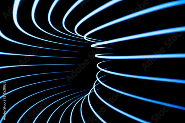 Obraz Sound waves in the dark