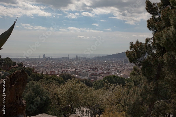 Fototapeta Barcelona view