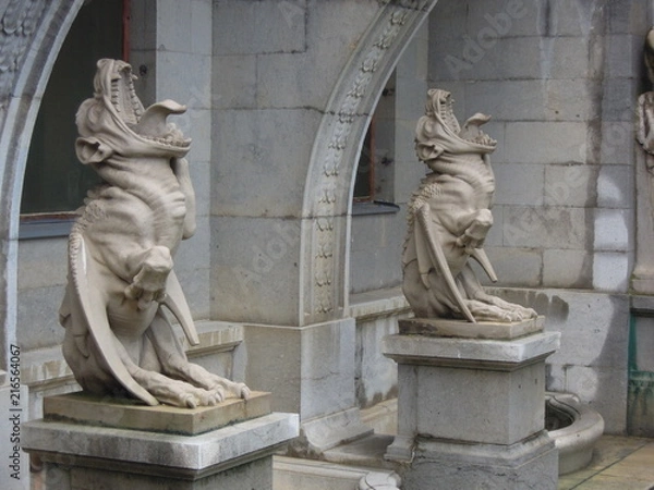 Obraz gargoyle statues