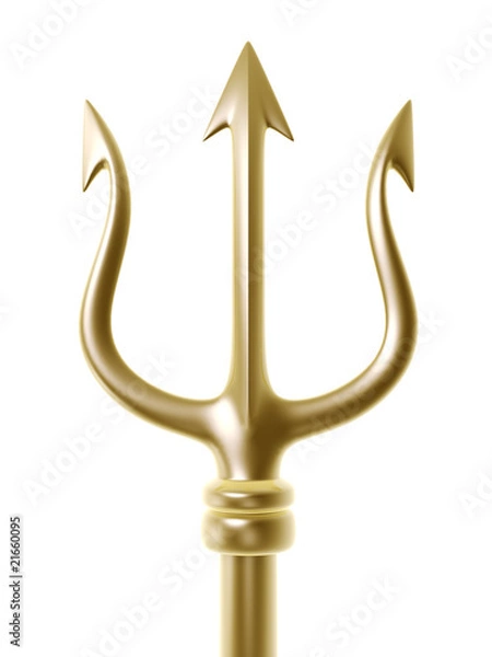 Fototapeta Golden Trident