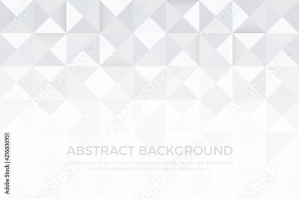 Obraz Gray color and white color background abstract art