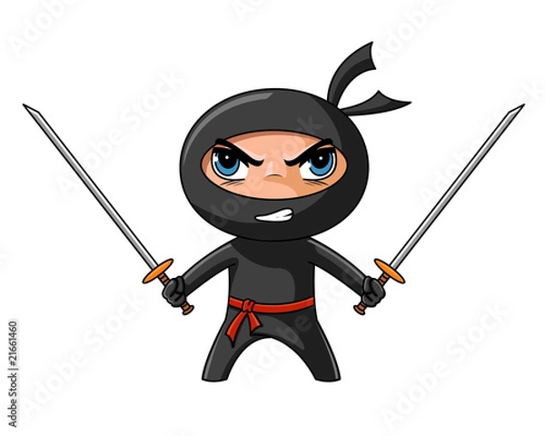 Fototapeta Ninja with katana