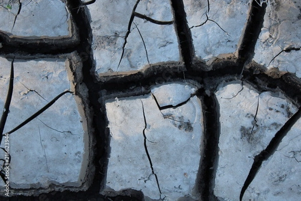 Fototapeta dry clay