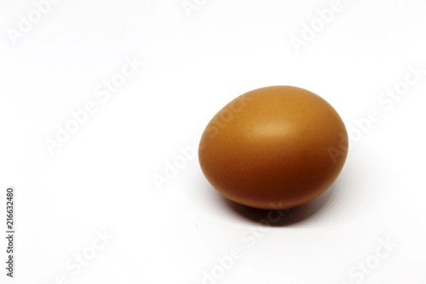 Fototapeta three eggs isolated on white background