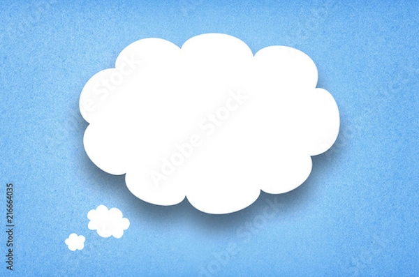 Obraz Papierowa bańka myśli