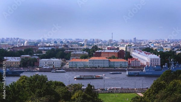 Obraz Вид с колоннады Исаакиевского собора на Неву