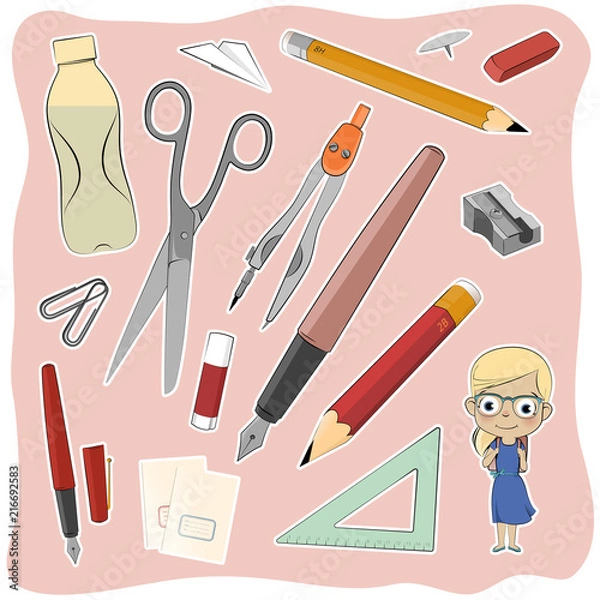 Fototapeta back to school