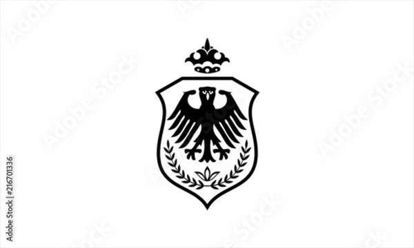 Obraz Eagle Emblem Logo Vector 