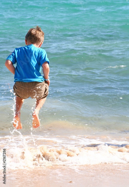 Fototapeta kind am strand