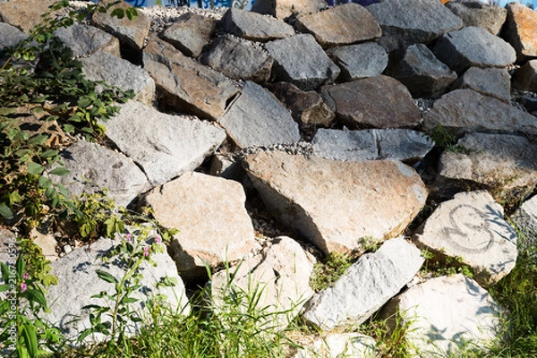 Obraz steine am fluss