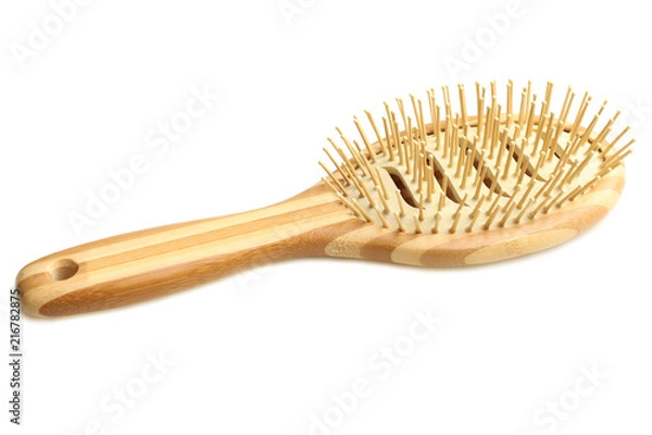 Fototapeta One bamboo comb