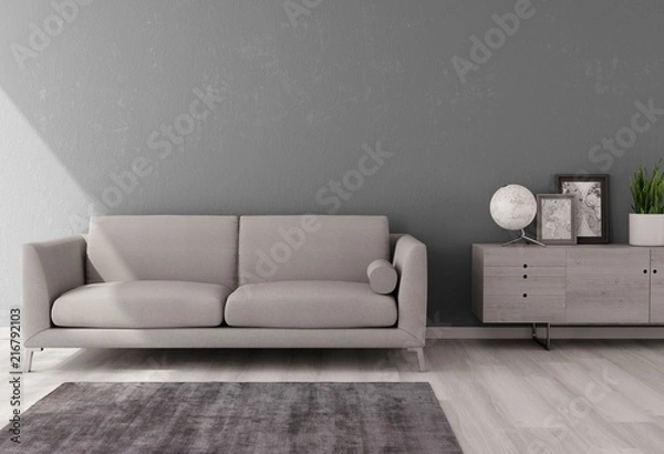 Fototapeta Sofa im Wohnzimmer