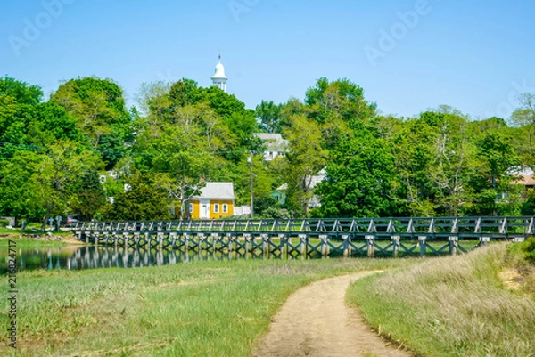 Obraz Cape Cod Wooden Bridge 