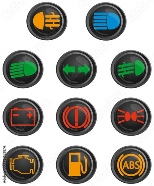 Fototapeta voyant voiture