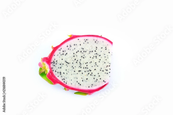 Obraz Dragon fruit isolate on white background