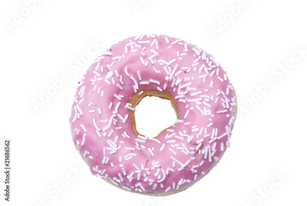 Obraz a isolated doughnut