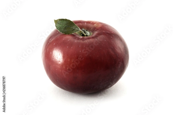 Obraz Red apple isolated on white background