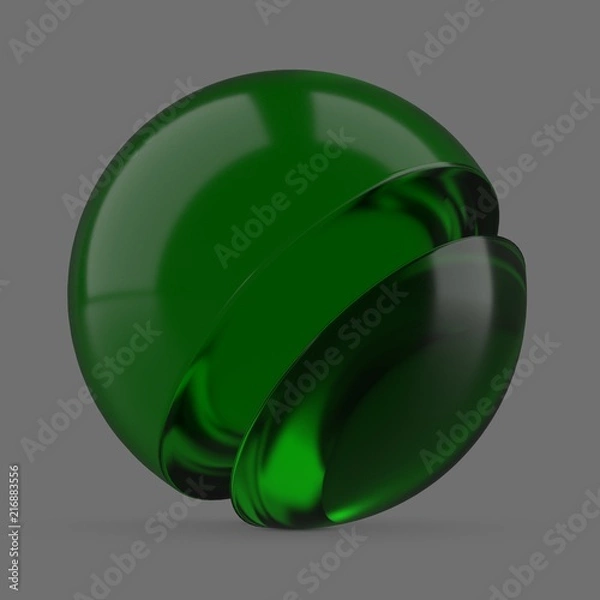 Fototapeta Green glass