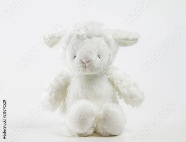 Obraz cute teddy lamb