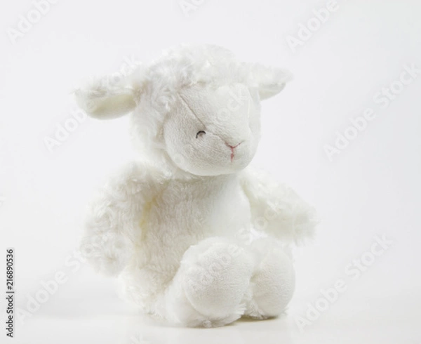 Obraz cute teddy lamb