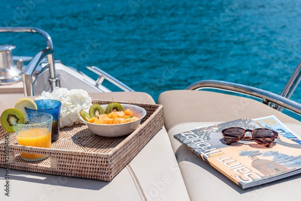 Obraz pause fruité sur yacht