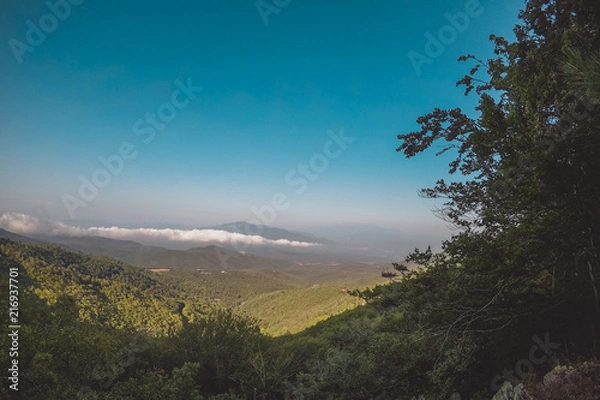 Obraz Un paysage d'été en montagne française