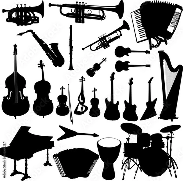 Obraz Wektor instrumentu muzycznego