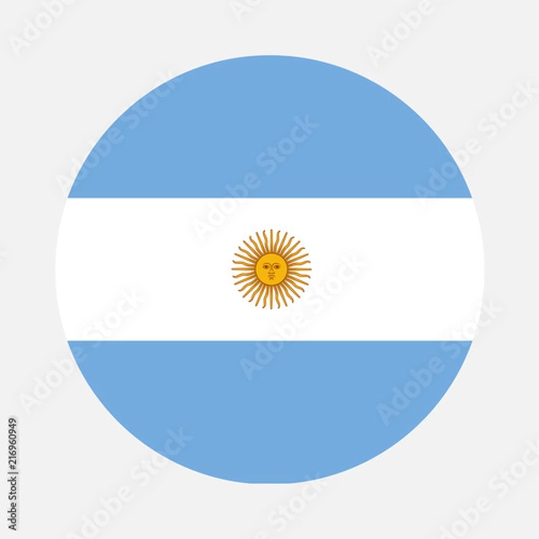 Fototapeta Argentina Flag