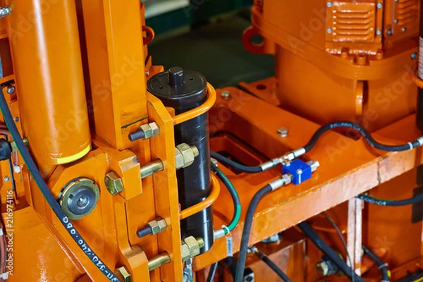 Obraz hydraulic hose system oil drive system