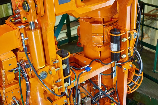 Obraz hydraulic hose system oil drive system