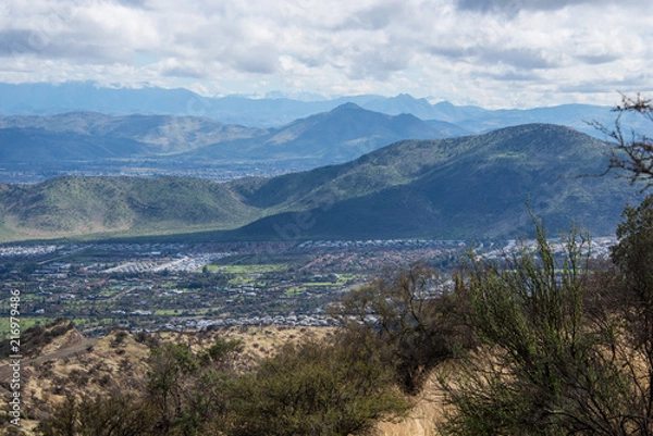 Obraz Town in the valley