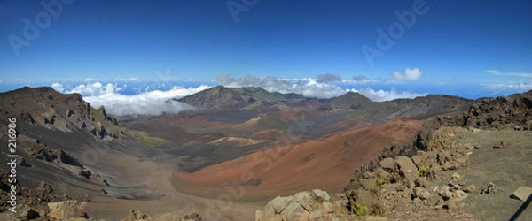 Obraz mount haleakala crater, maui (panorama)