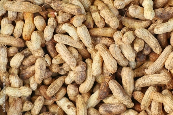 Obraz Boiled peanuts at street food
