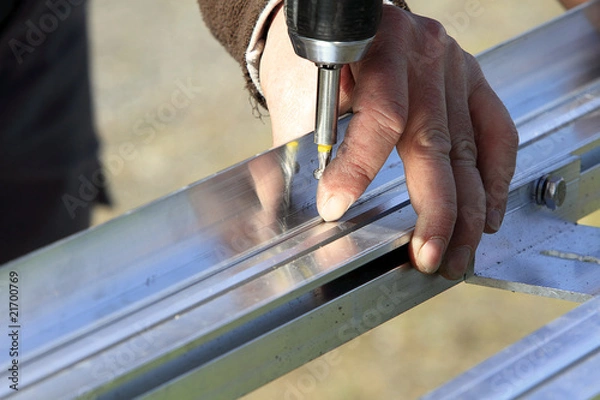 Obraz Assemblage à la visseuse