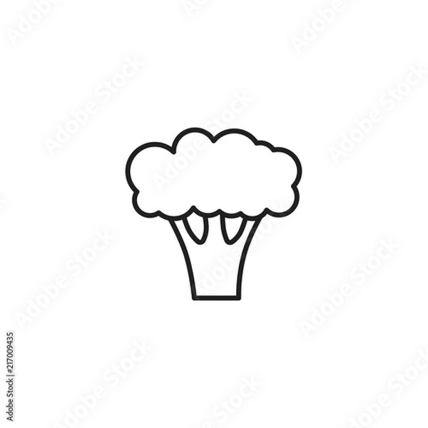 Fototapeta Brokoli Vector İcon, Eps10