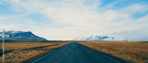 Obraz Road trip in Iceland.