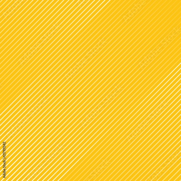 Fototapeta Abstract white striped lines pattern Diagonally texture on yellow color background.